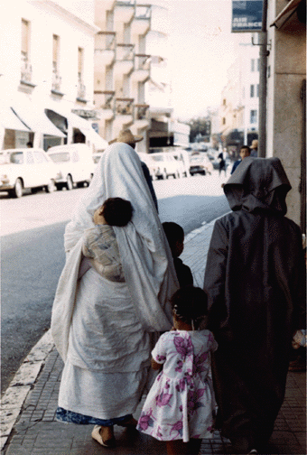 Muslim Women's Backs-Tangiers